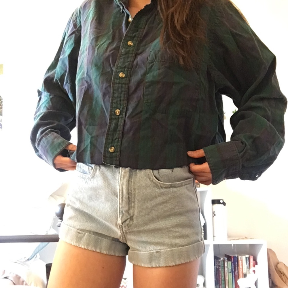 Plaid Crop Top